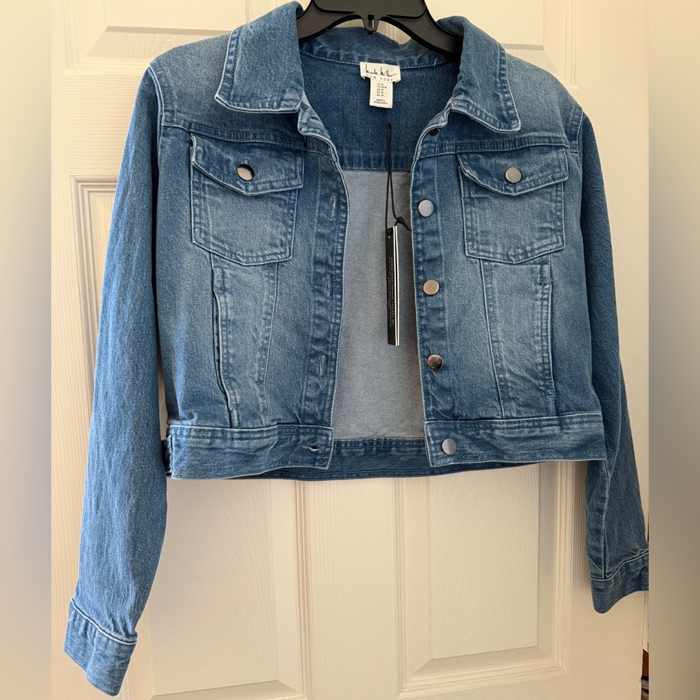 Nicole Miller Classic Blue Denim Jacket